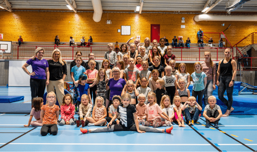 Unge turnere i Kvinesdal